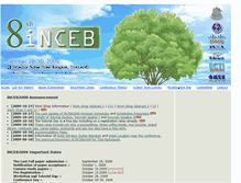 Tablet Screenshot of inceb2009.su.ac.th